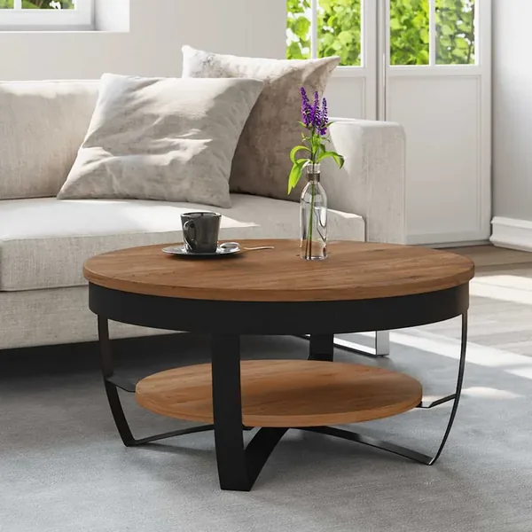 Table basse 65x65x32 cm Bois d'acacia solide