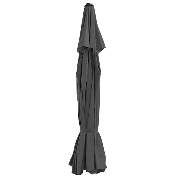 Tissu de remplacement pour parasol d'extérieur Anthracite 515cm