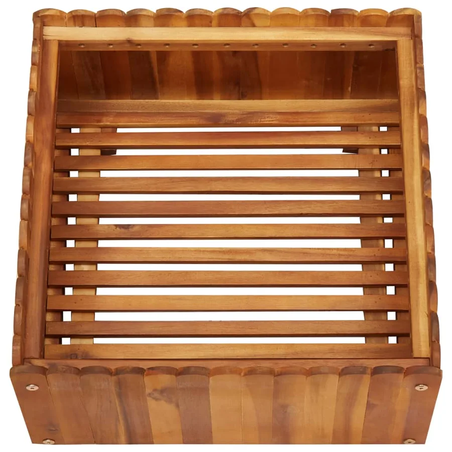 Lit surélevé de jardin 50x50x25 cm Bois massif d'acacia - 3