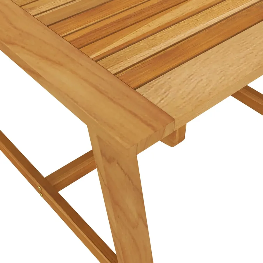 Table à manger de jardin 88x88x74 cm Bois d'acacia massif - 5