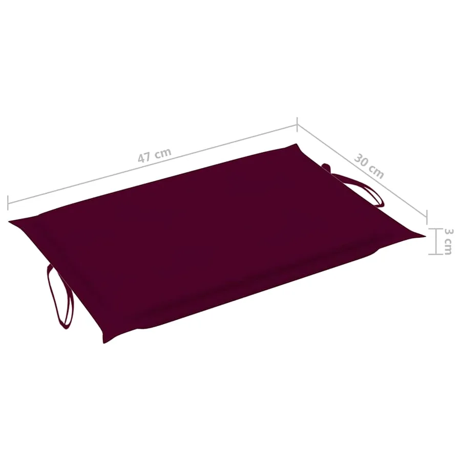 Chaise longue de jardin avec coussin Bois d'acacia solide - 16