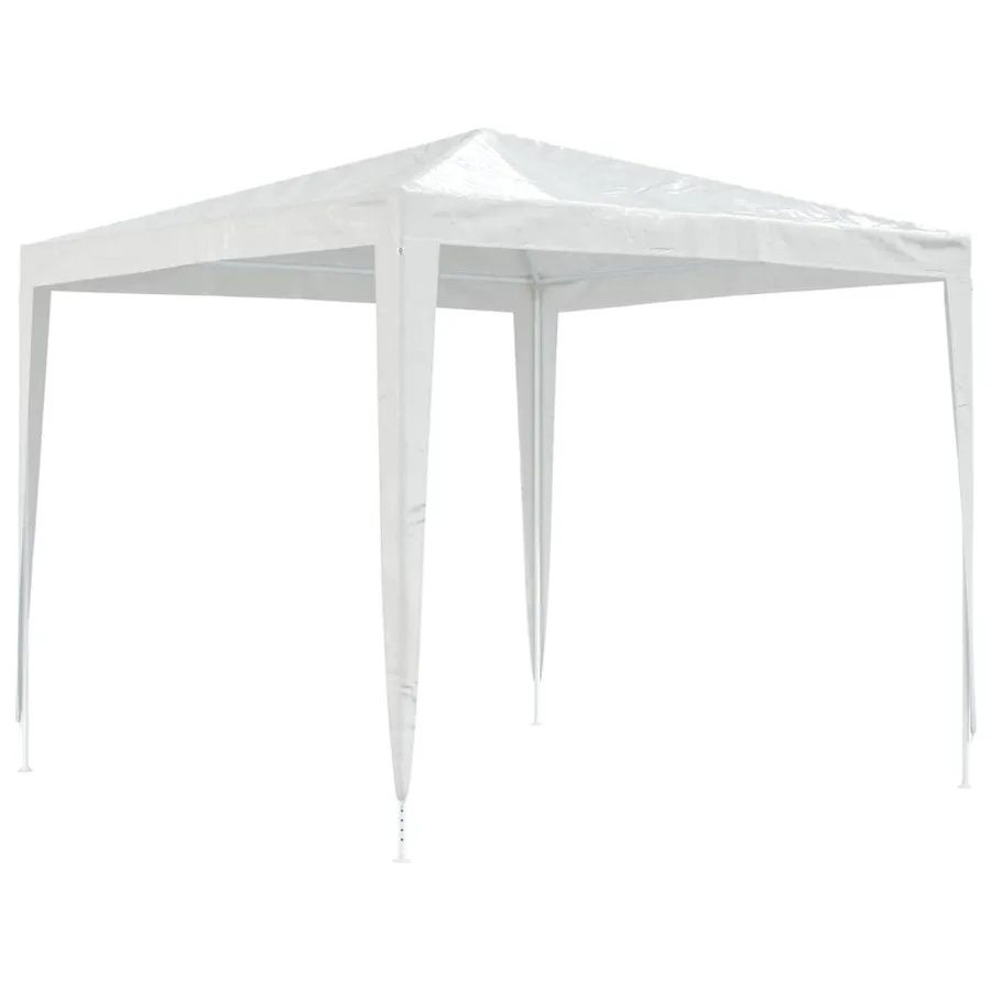Tente de réception 2,5x2,5 m Blanc - 2