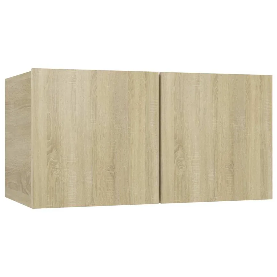 Meubles TV suspendus 2 pcs Chêne sonoma 60x30x30 cm - 4