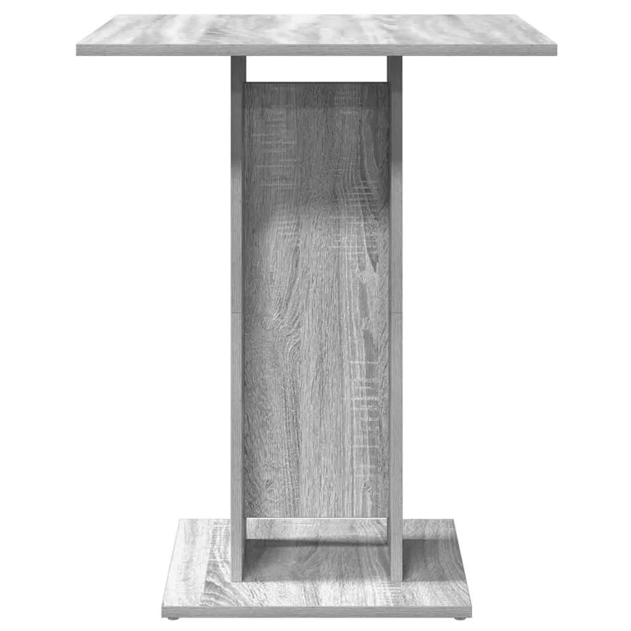 Table de bistro Sonoma gris 60x60x75 cm Bois d'ingénierie - 4