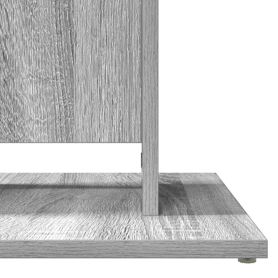 Table de bistro Sonoma gris 60x60x75 cm Bois d'ingénierie - 7