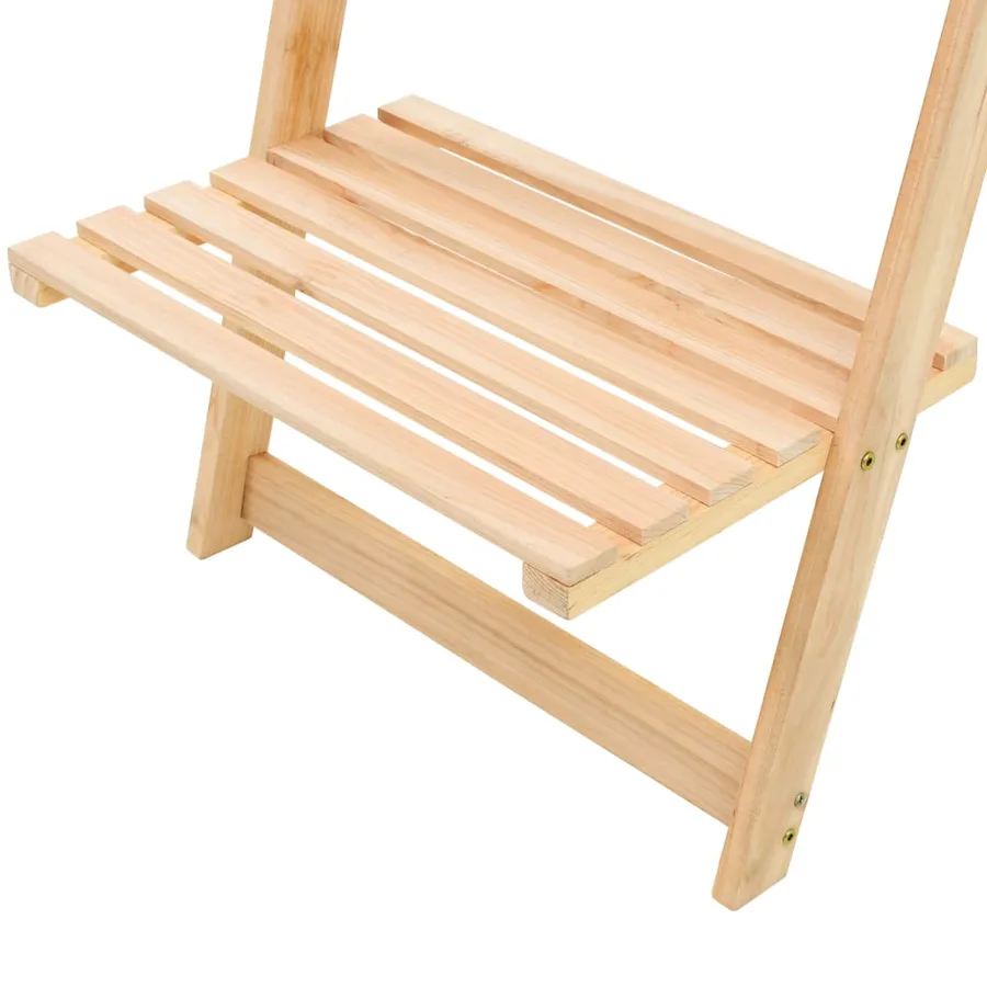 Étagère murale échelle bois de cèdre 41,5 x 30 x 176 cm - 4