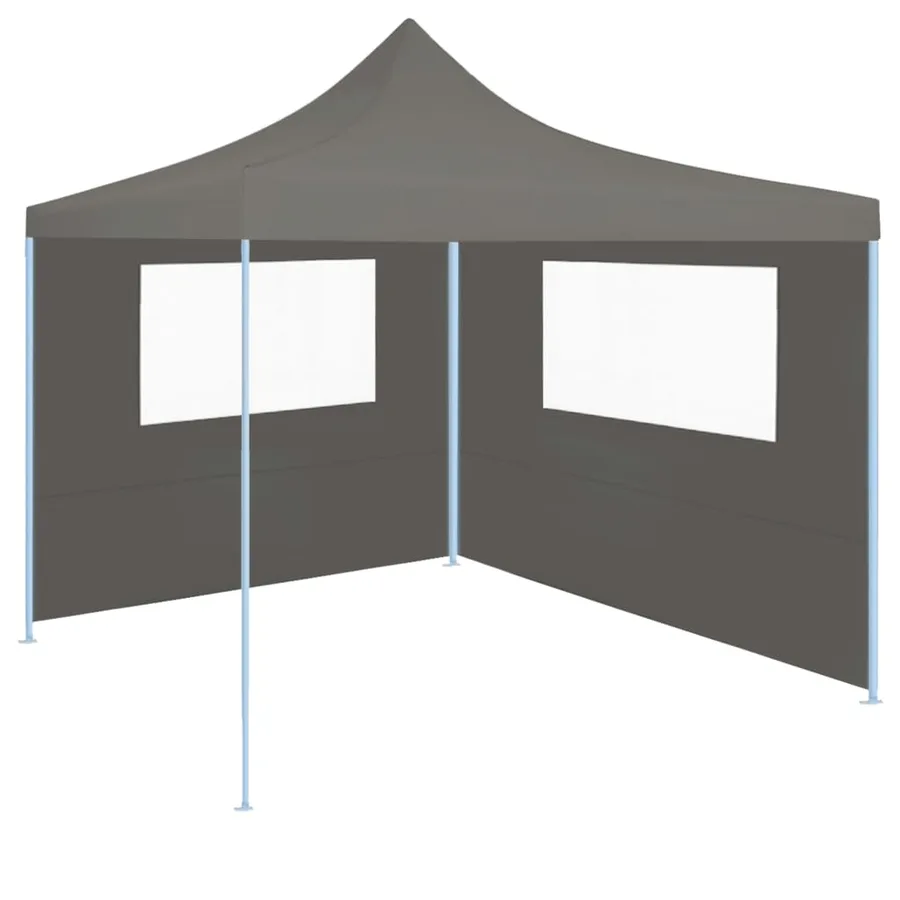 Paroi latérale de belvédère avec fenêtres 4x2 m Anthracite - 2