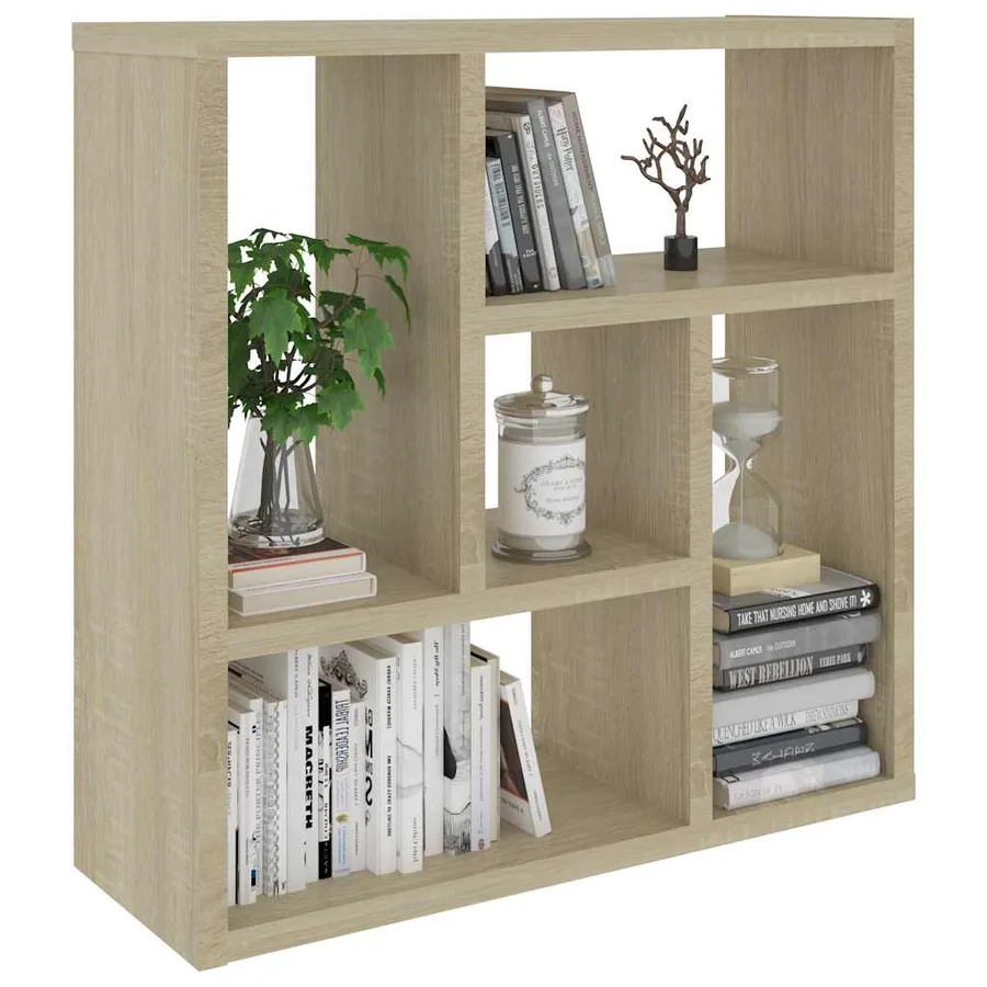 Étagère murale Chêne sonoma 45x16x45 cm Bois d’ingénierie - 3