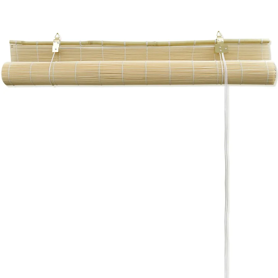 Store à rouleau bambou naturel 150x220 cm - 4