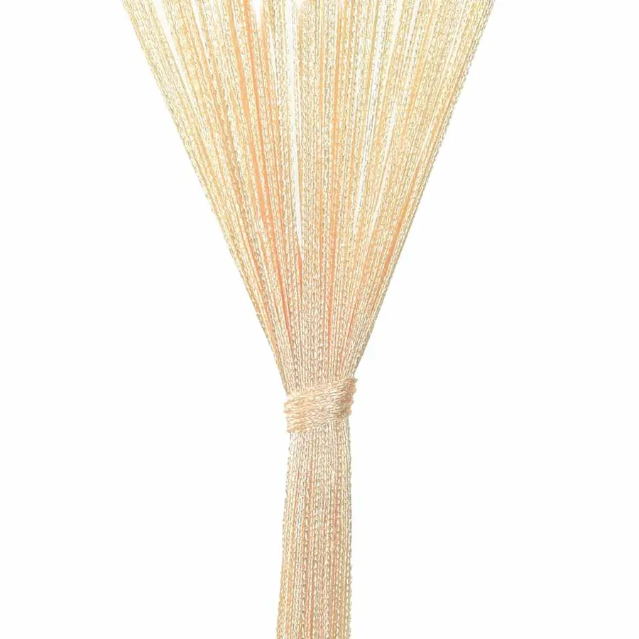 Rideau en fils 2 pcs 100 x 250 cm Crème - 7