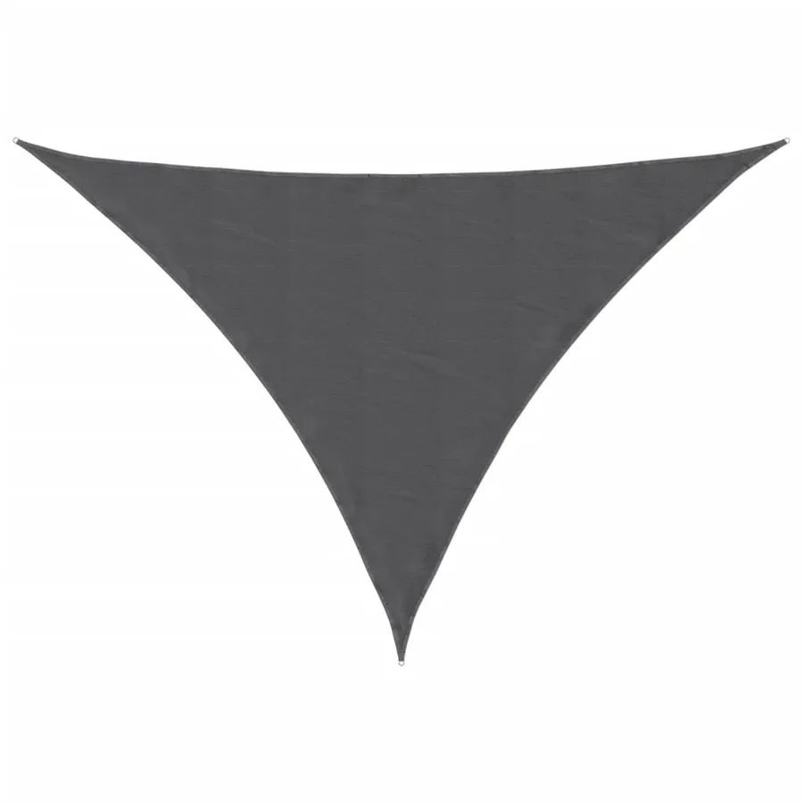 Voile de parasol tissu oxford triangulaire 3,5x3,5x4,9 m - 2