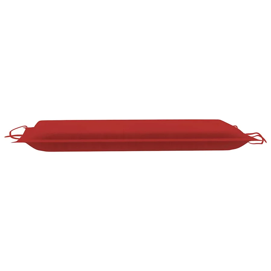 Chaise longue à bascule avec coussin Bois de teck solide - 16