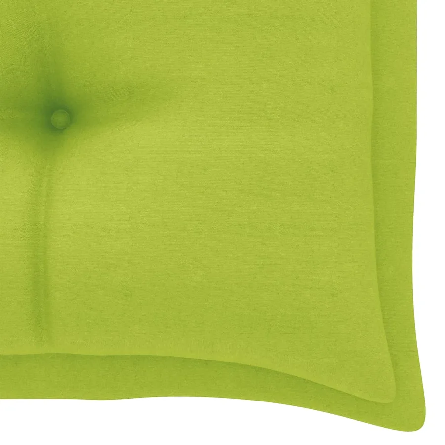 Balancelle 2 places feuilles de palmier et coussin 202cm Bambou - 10