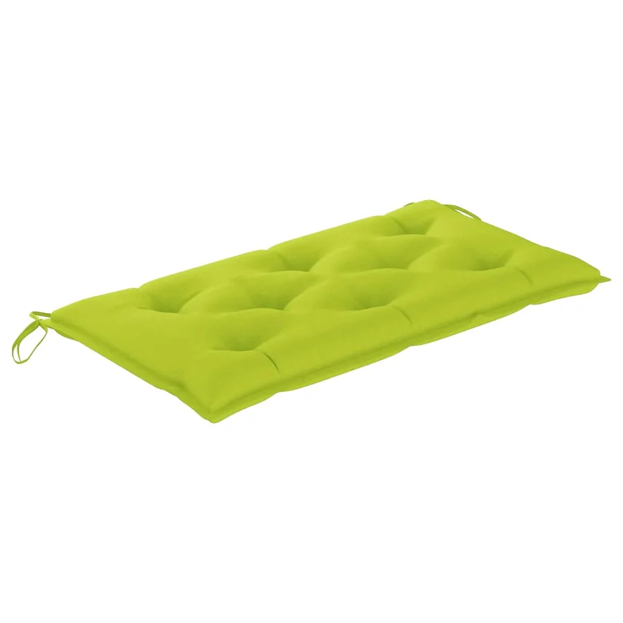 Balancelle 2 places feuilles de palmier et coussin 202cm Bambou - 8