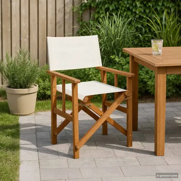 Chaise de metteur en scène Bois massif d'acacia