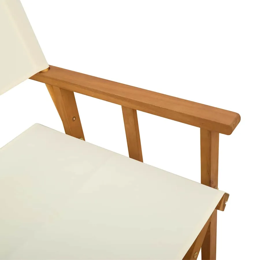 Chaise de metteur en scène Bois massif d'acacia - 8