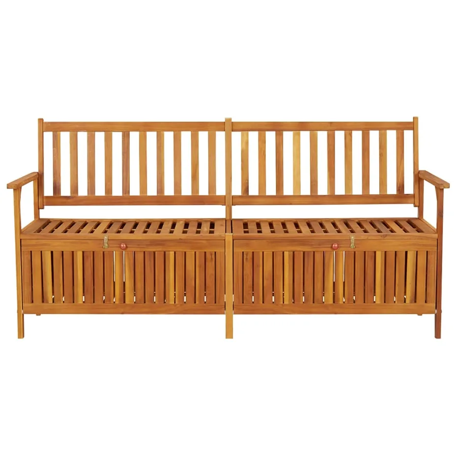 Banc de rangement 170 cm Bois d'acacia solide - 2