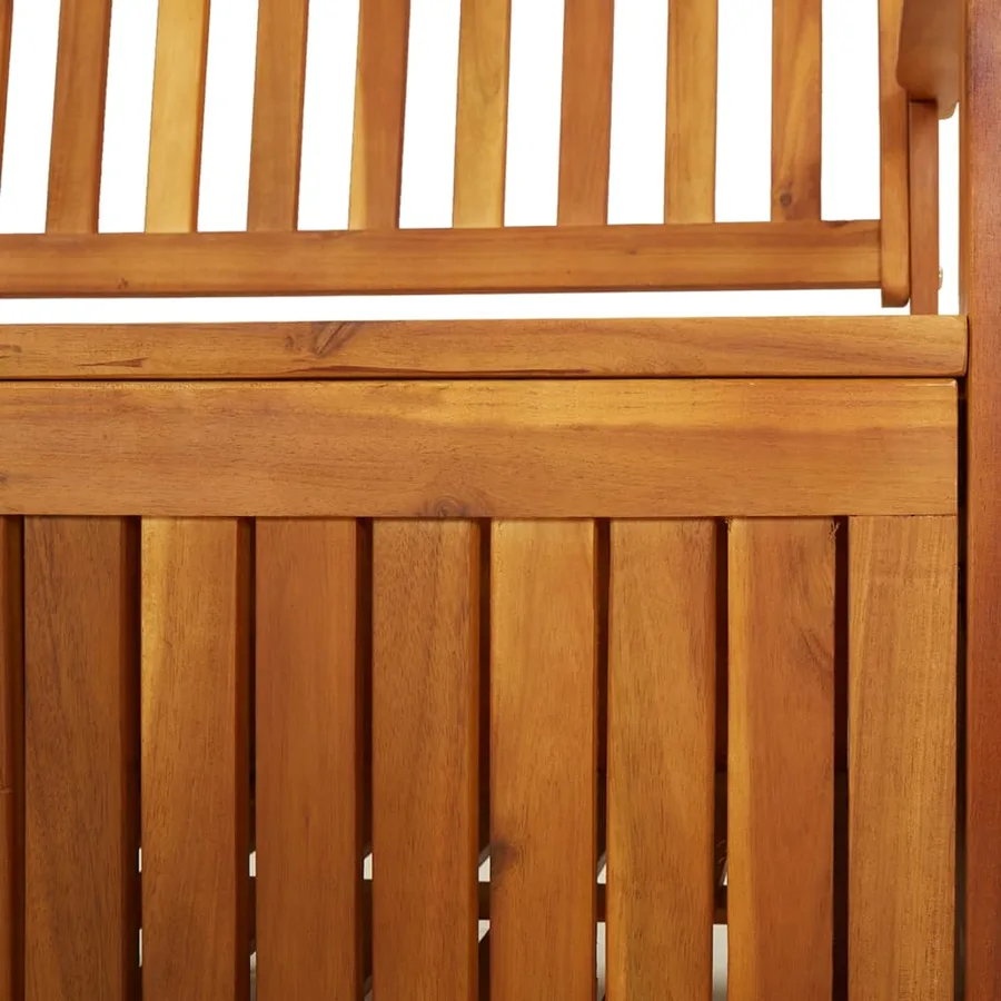 Banc de rangement 170 cm Bois d'acacia solide - 7