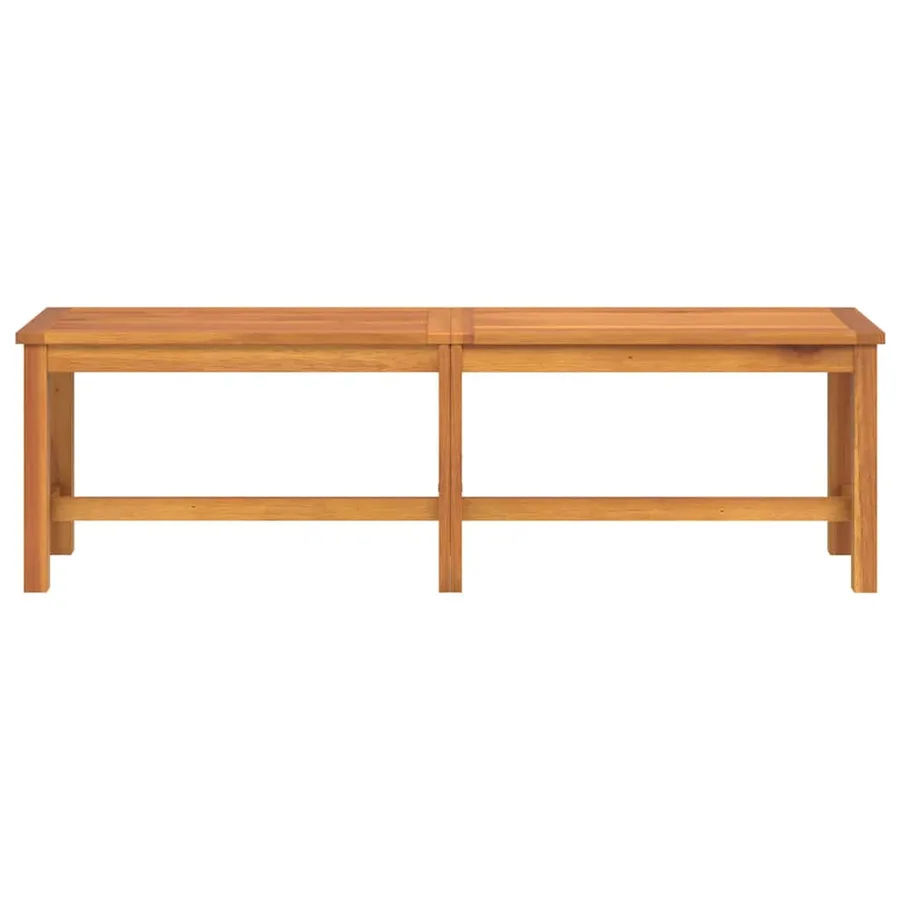Banc de jardin 150x35x45 cm bois massif d'acacia - 3