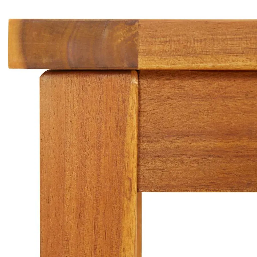 Banc de jardin 150x35x45 cm bois massif d'acacia - 6