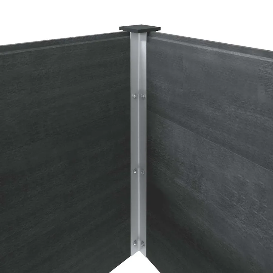 Lit surélevé de jardin Gris 300x50x91 cm WPC - 6