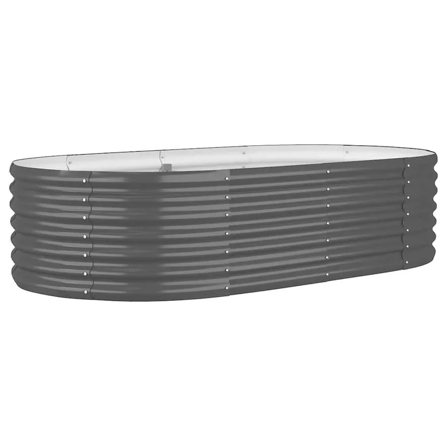 Lit surélevé de jardin Acier galvanisé Anthracite - 2