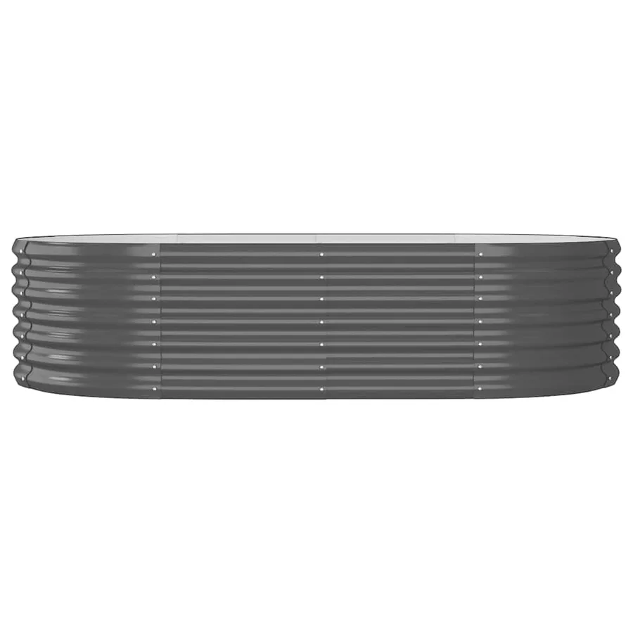 Lit surélevé de jardin Acier galvanisé Anthracite - 3