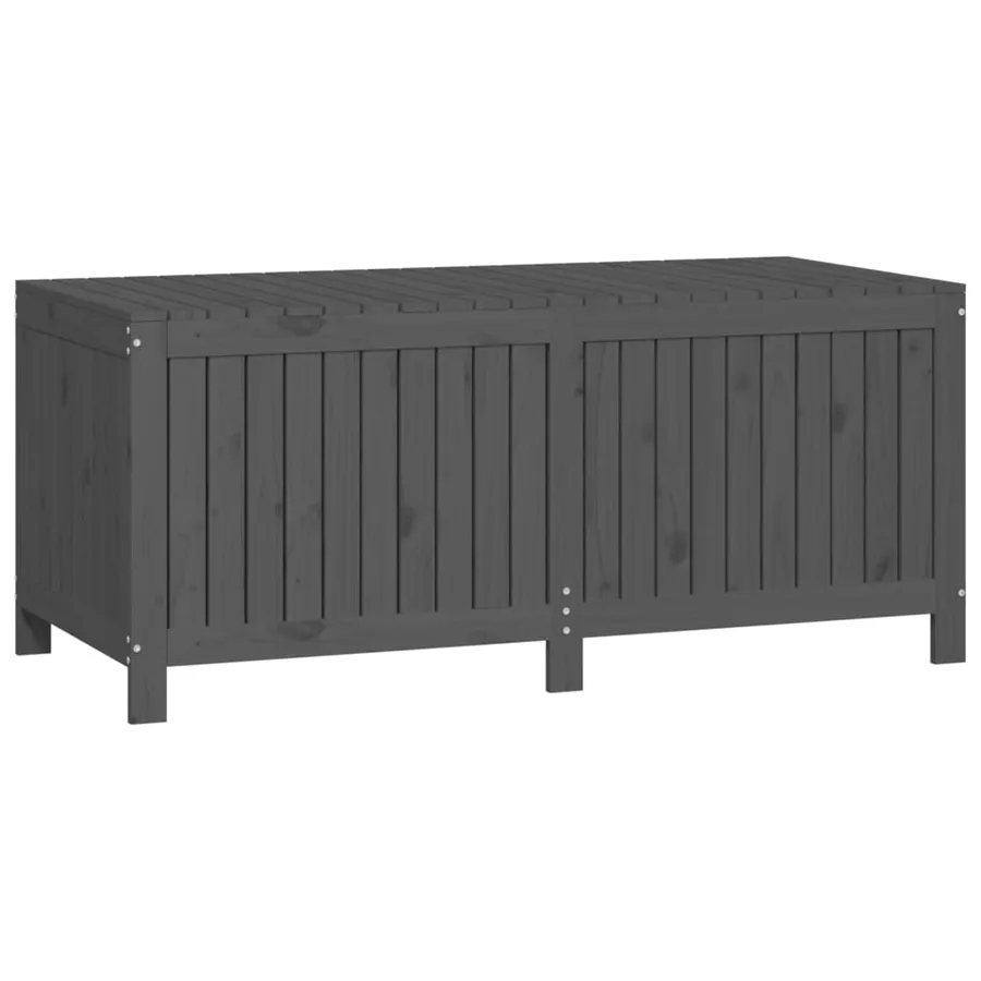 Boîte de rangement de jardin Gris 147x68x64 cm Bois de pin - 5