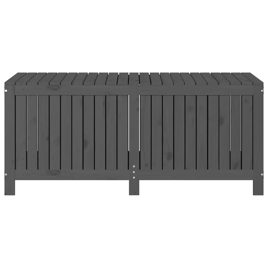 Boîte de rangement de jardin Gris 147x68x64 cm Bois de pin - 6