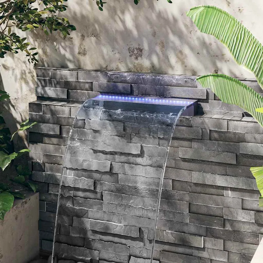 Déversoir pour cascade avec LED RVB Acrylique 60 cm - 3