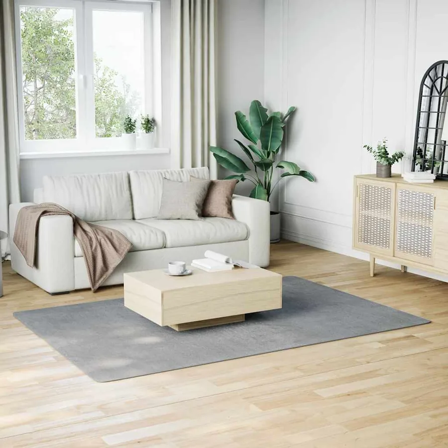 Tapis shaggy doux lavable 160x230 cm Antidérapant Gris