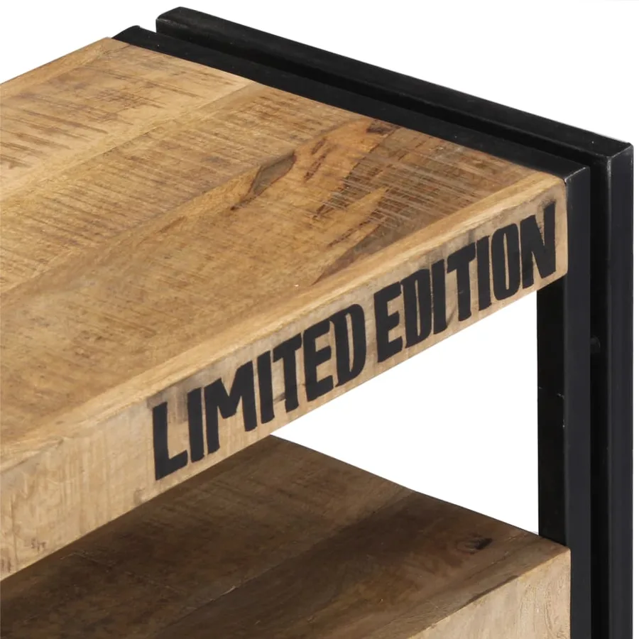 Meuble TV 100x30x45 cm Bois de manguier massif - 5