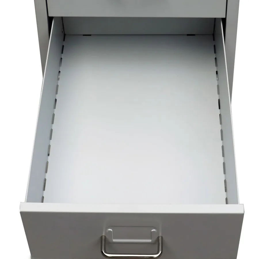 Classeur avec 5 tiroirs Gris 68,5 cm Acier - 5