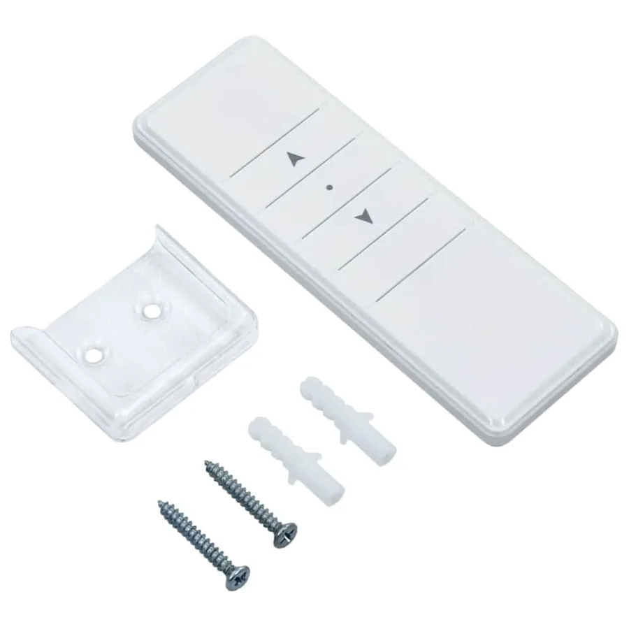 Auvent automatique capteur de vent/LED 450x300 cm Bleu et blanc - 5