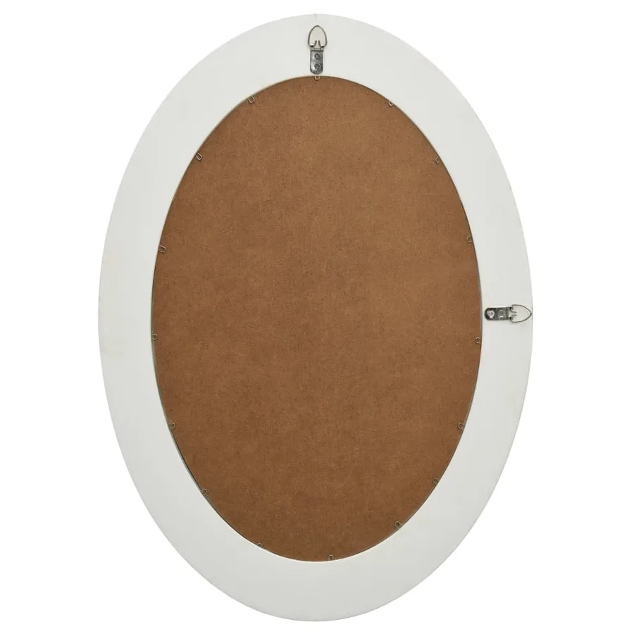 Miroir mural style baroque 50x70 cm Blanc - 4
