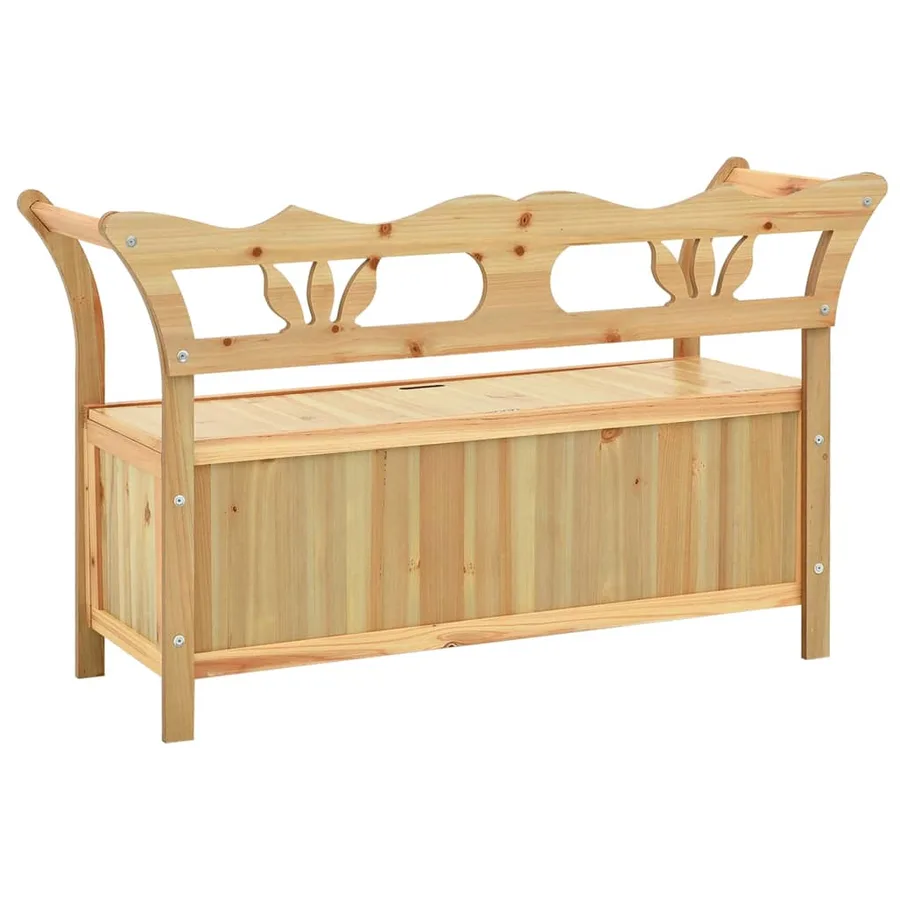 Banc 107x45x75,5 cm Bois de sapin solide - 5