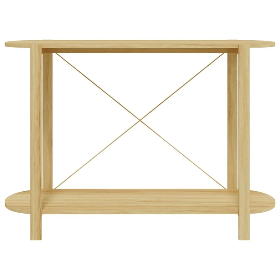 Table console 110x38x75 cm Bois d'ingénierie - 5