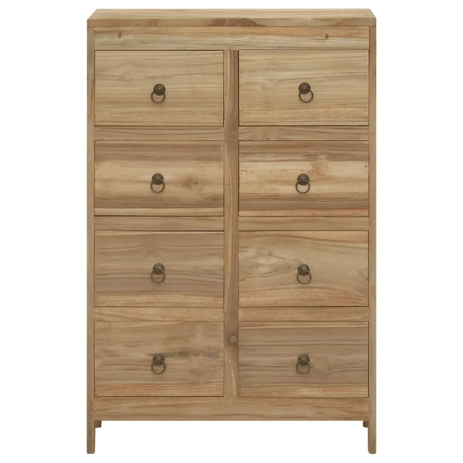 Commode 55x30x90 cm Bois massif de teck - 2