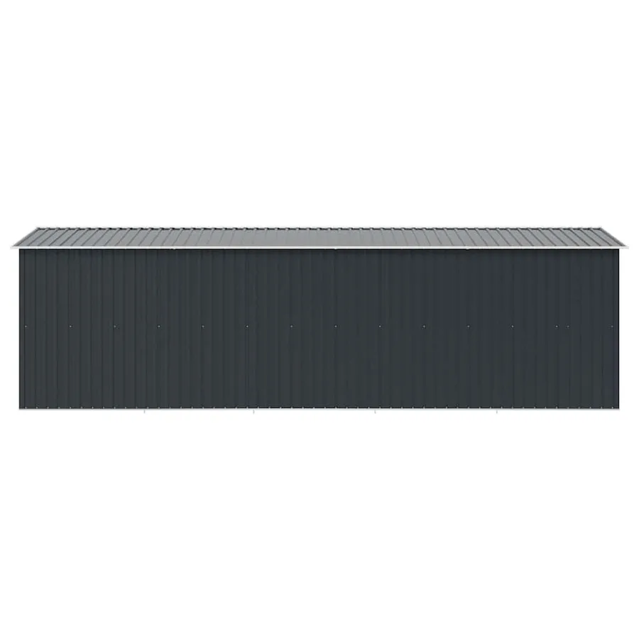 Abri de jardin 257x580x181 cm Métal Anthracite - 6