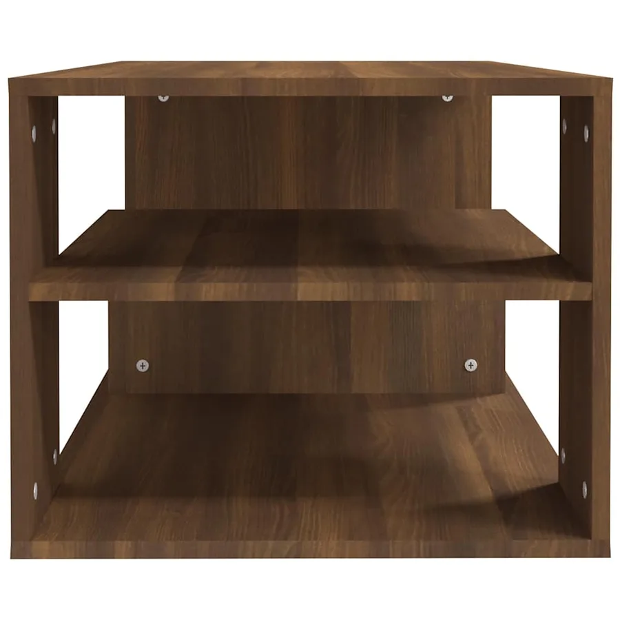 Table basse Chêne marron 100x50x40 cm Bois d'ingénierie - 5