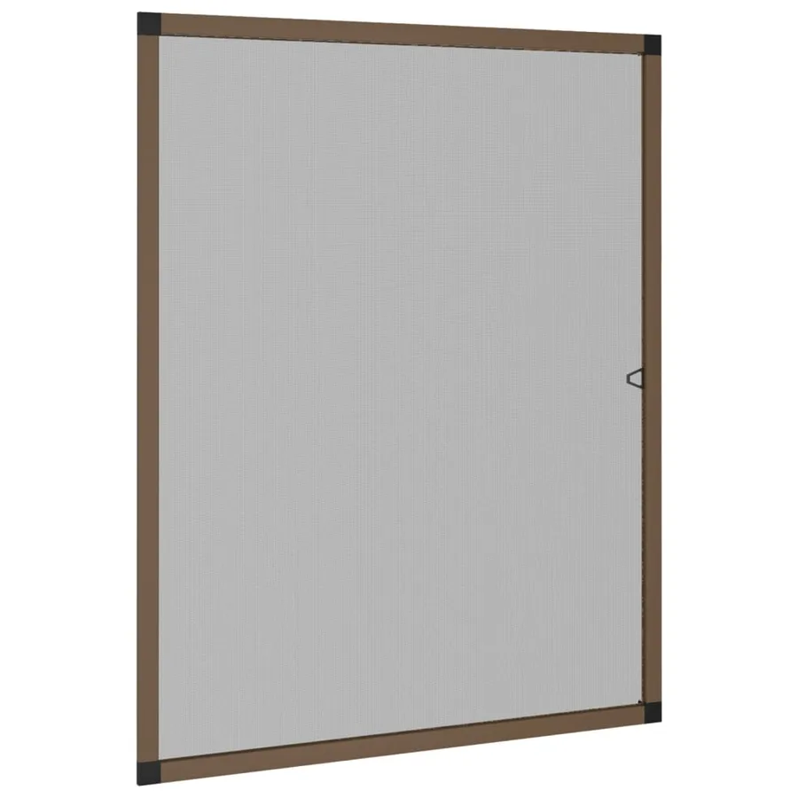 Moustiquaire pour fenêtres Marron 80x100 cm - 2