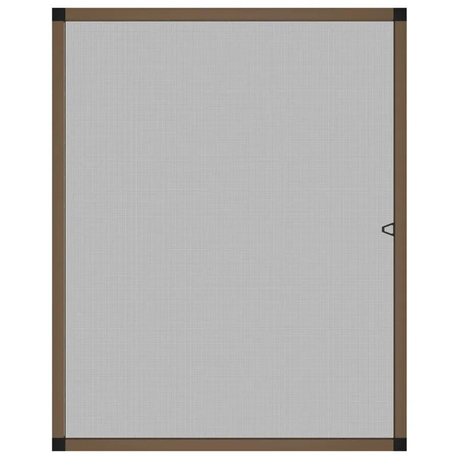 Moustiquaire pour fenêtres Marron 80x100 cm - 3