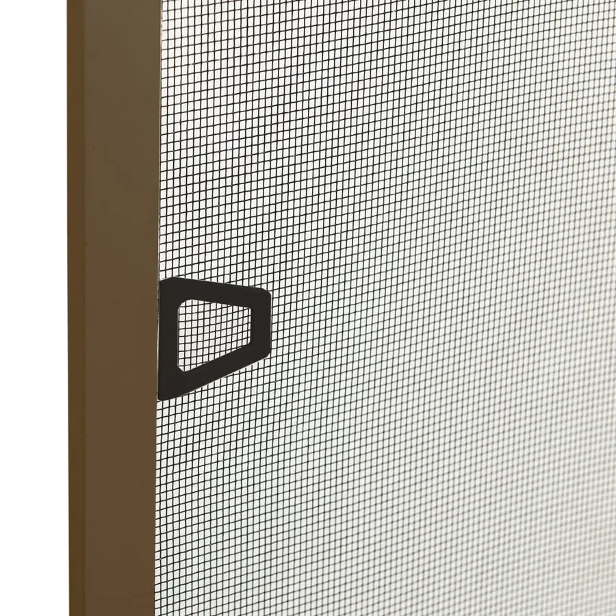 Moustiquaire pour fenêtres Marron 80x100 cm - 5