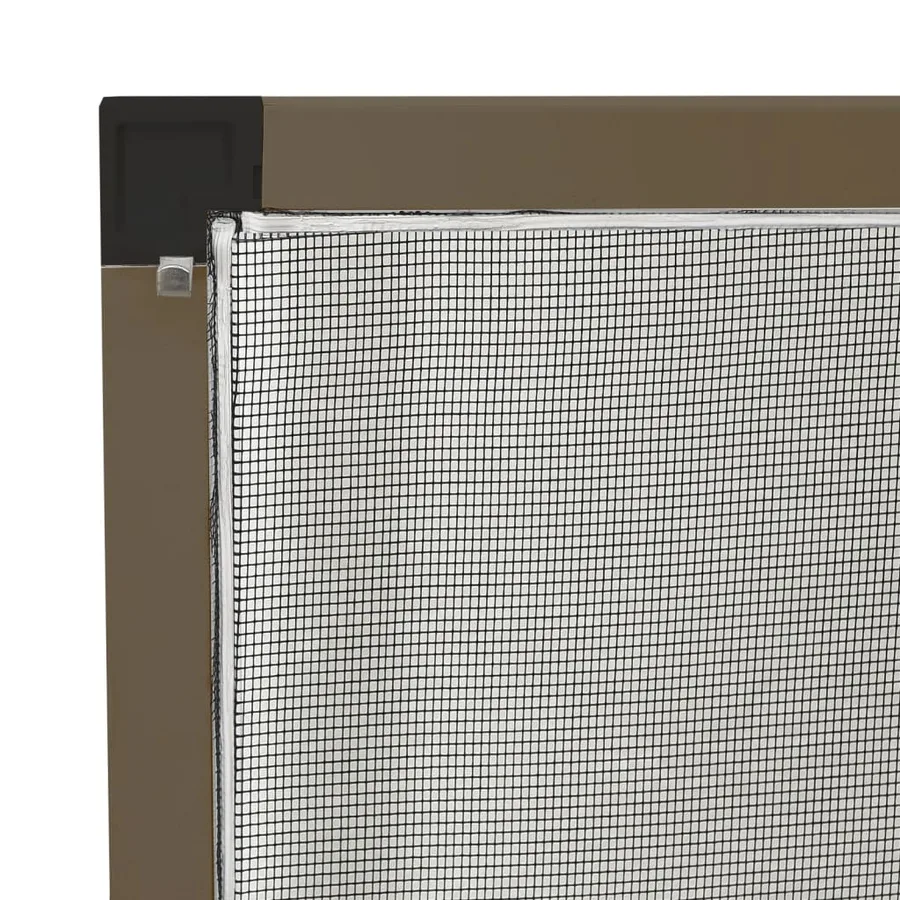 Moustiquaire pour fenêtres Marron 80x100 cm - 7