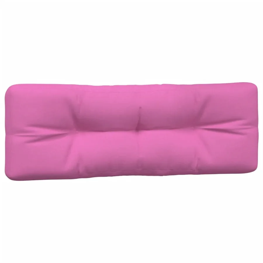 Coussins de palette lot de 7 rose tissu - 4