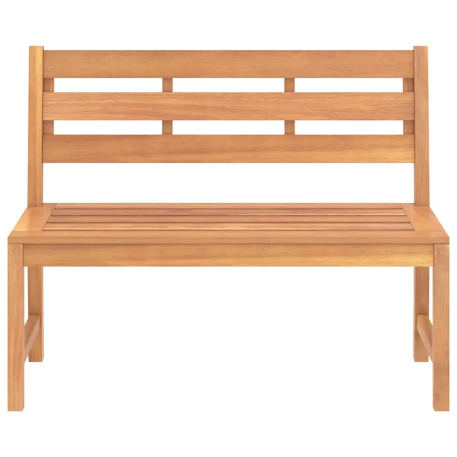 Banc de jardin 114 cm Bois de teck solide - 3