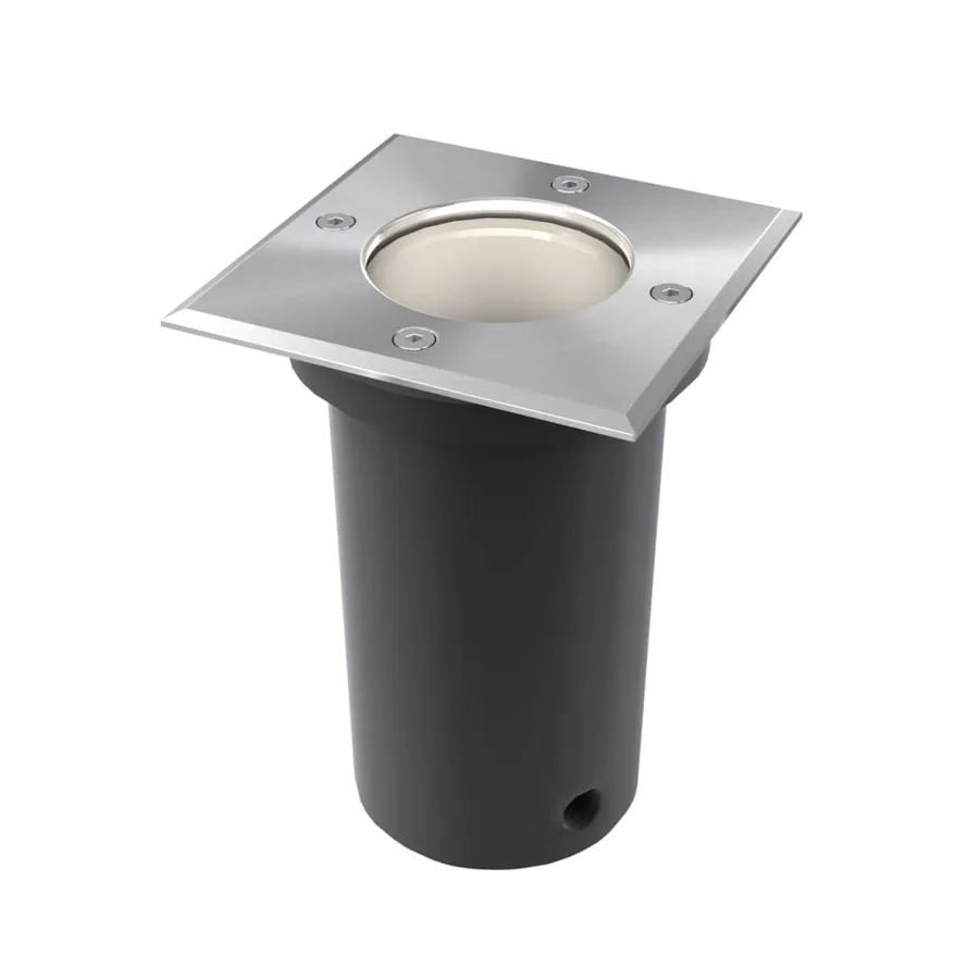 Lampes encastrées au sol d'extérieur 3 pcs Carré - 5