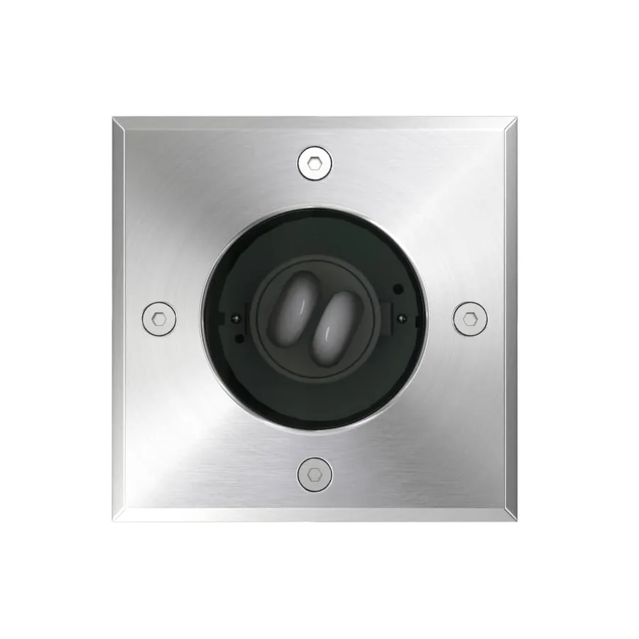 Lampes encastrées au sol d'extérieur 3 pcs Carré - 7