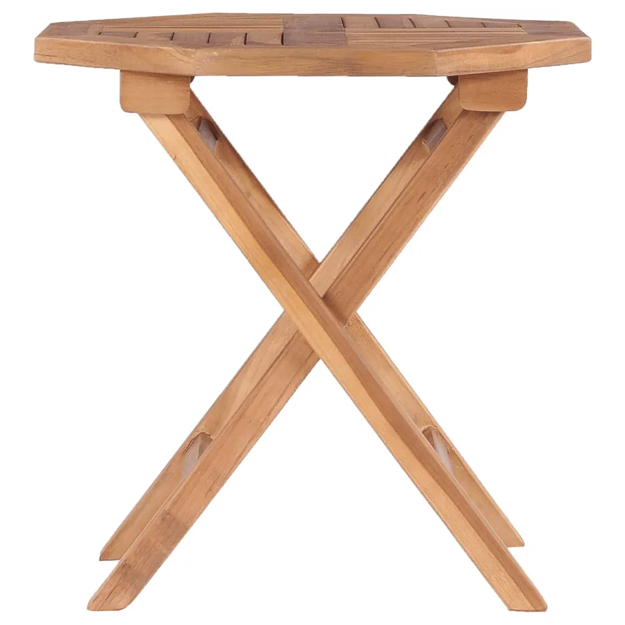 Table pliable de jardin 45x45x45 cm Bois de teck solide - 2