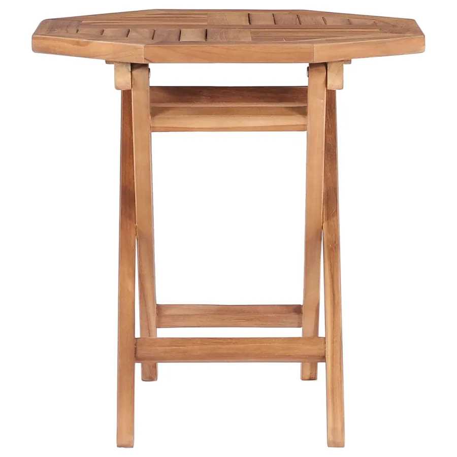 Table pliable de jardin 45x45x45 cm Bois de teck solide - 3